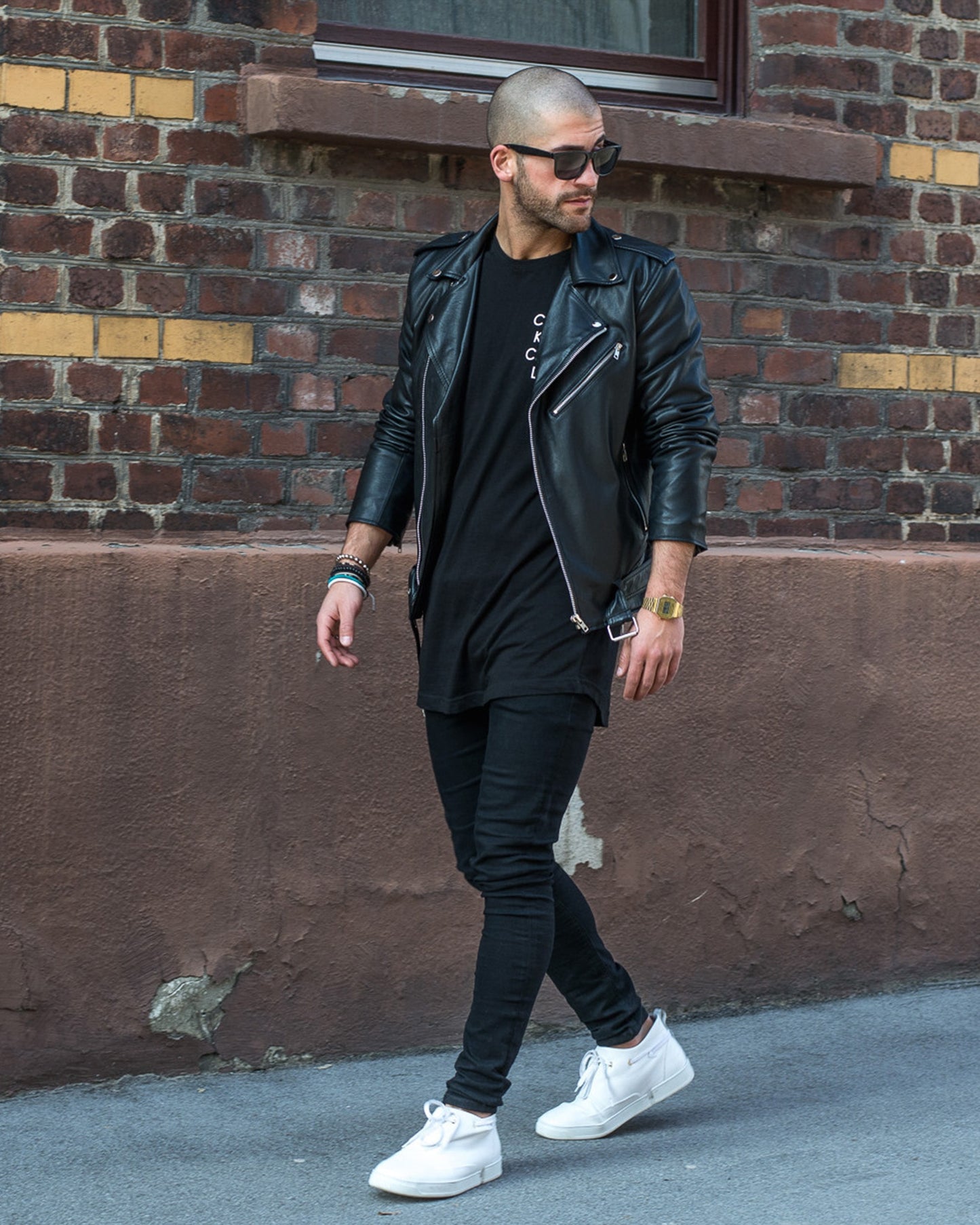 BIKER JACKET SILVER ZIPPER