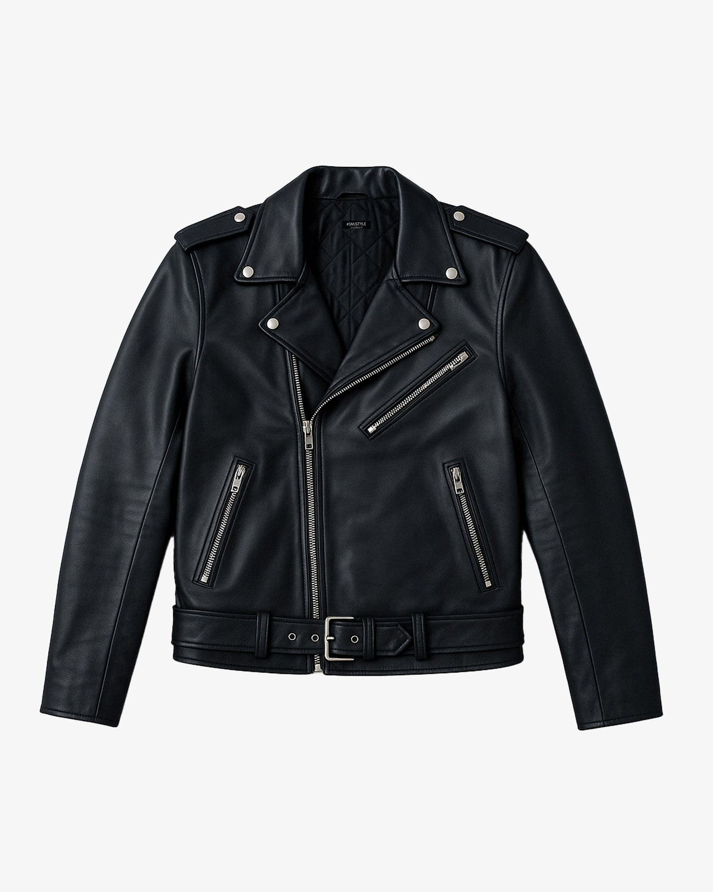 BIKER JACKET SILVER ZIPPER