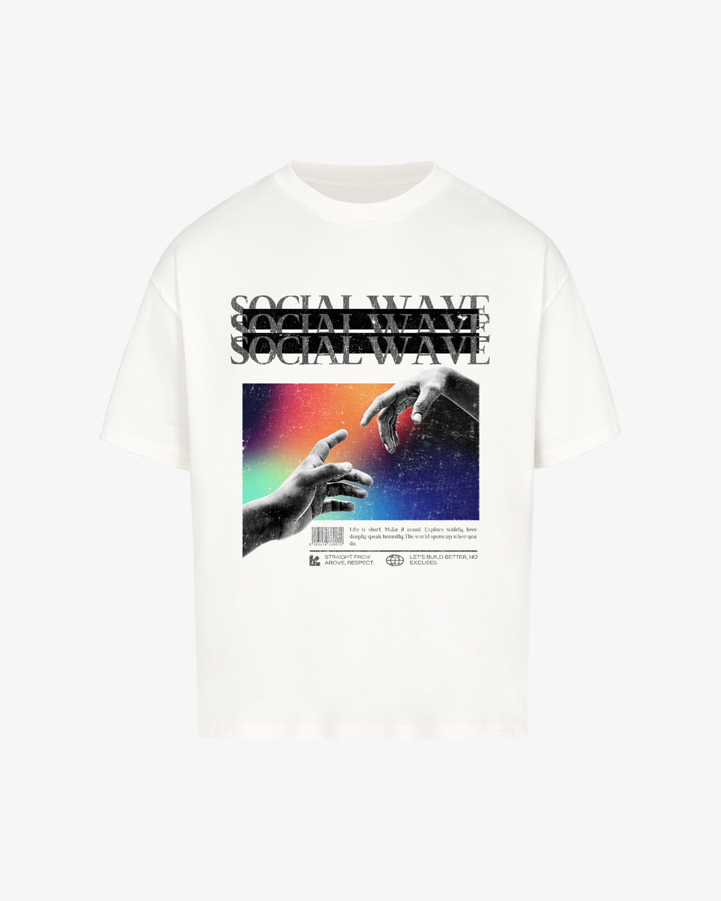 SOCIAL WAVE OVERSIZED T-SHIRT