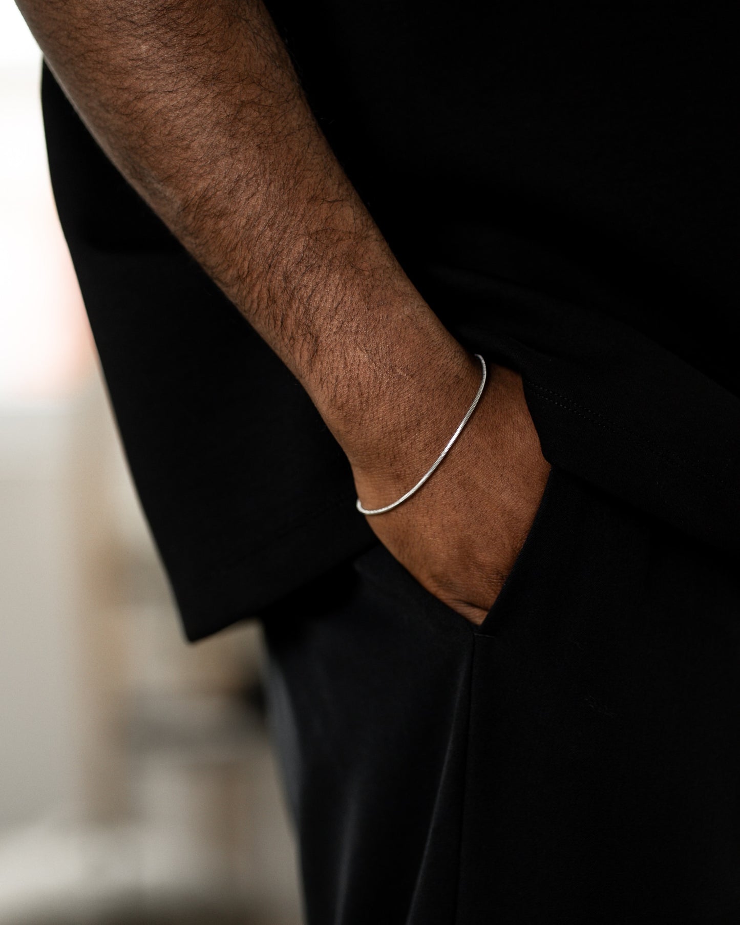 QUADRATISCHES KETTENARMBAND