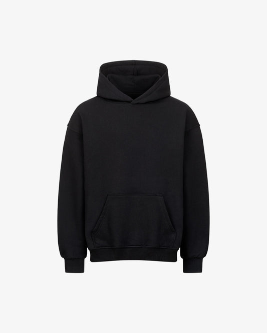 MarketPrint Hoodie S / SCHWARZ OVERSIZED HOODIE