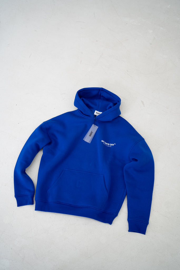 NO DAYS OFF - Logo Hoodie Blue