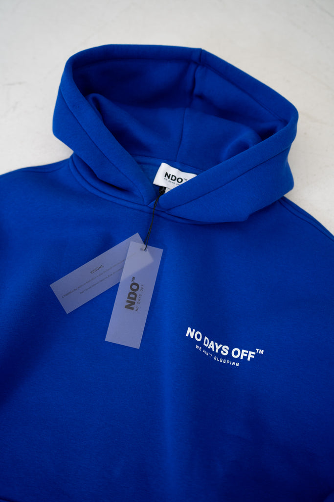 NO DAYS OFF - Logo Hoodie Blue