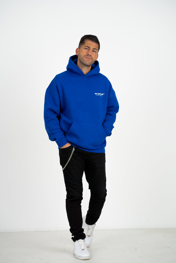 NO DAYS OFF - Logo Hoodie Blue